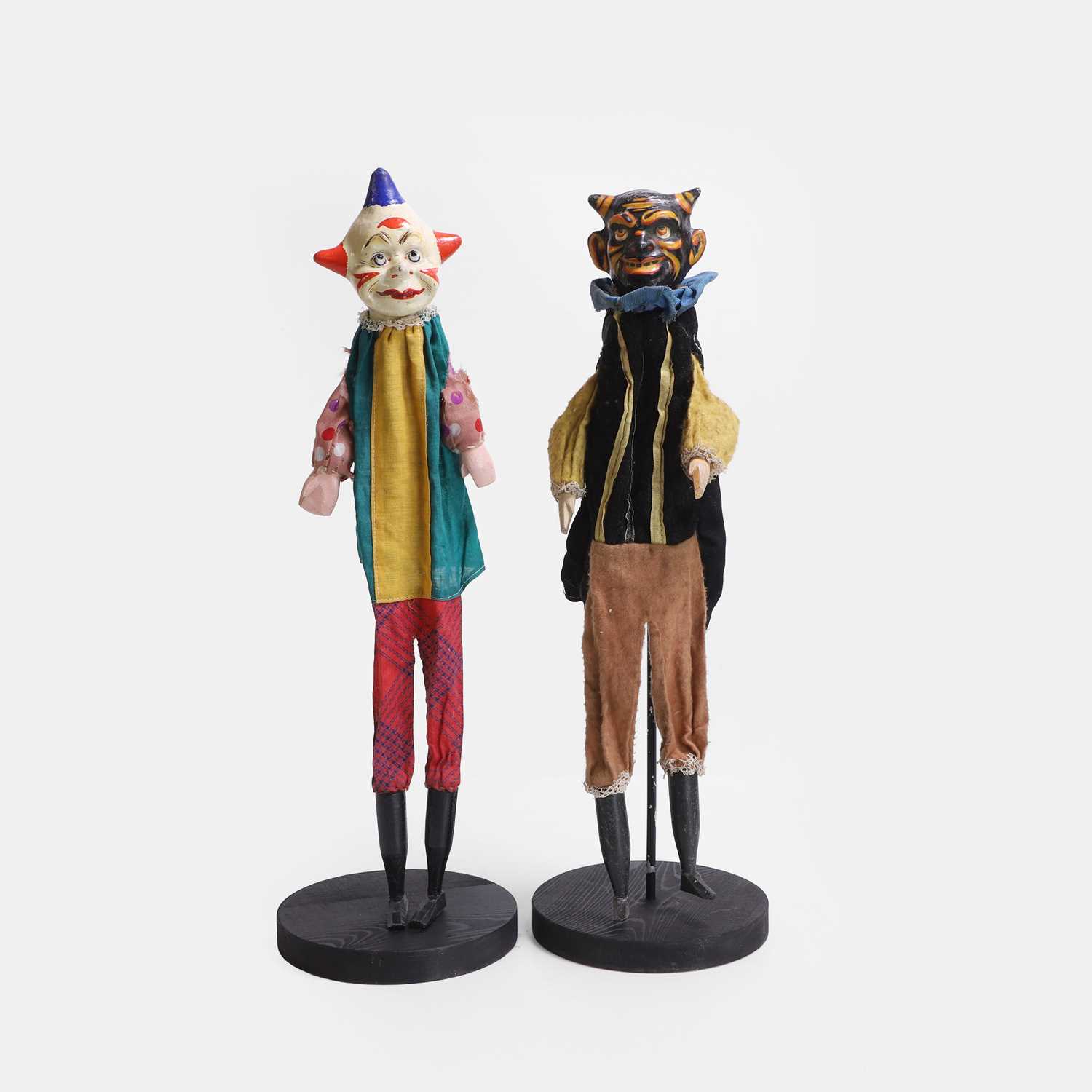 Lot 79 - Two unusual Punch and Judy hand puppets