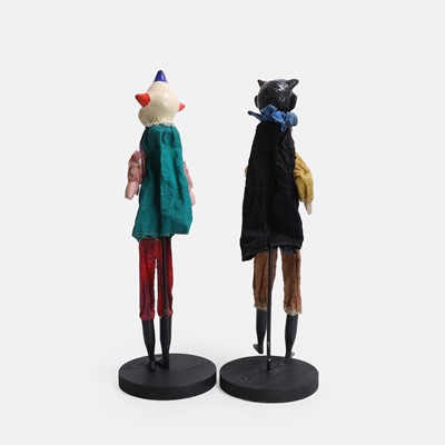 Lot 79 - Two unusual Punch and Judy hand puppets