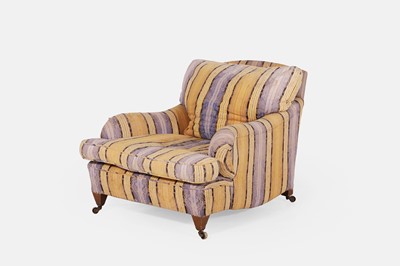 Lot 366 - An upholstered armchair in the Howard & Sons 'Bridgewater' style