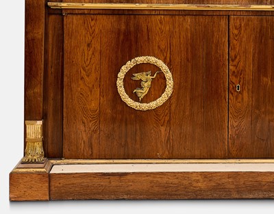 Lot 67 - A rosewood and gilt-metal-mounted secretaire