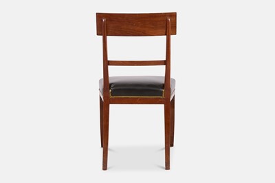 Lot 216 - A set of eight Regency mahogany klismos dining chairs