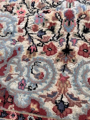 Lot 434 - Two silk prayer rugs
