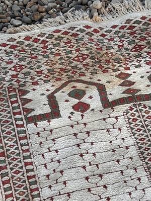 Lot 434 - Two silk prayer rugs