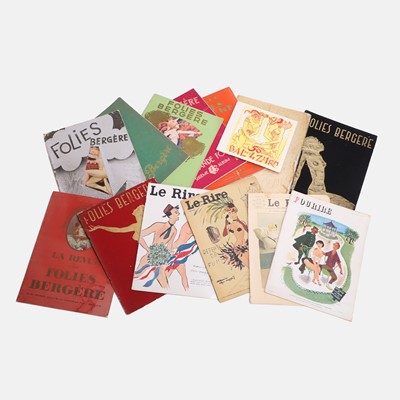 Lot 426 - Nine Folies Bergère programmes