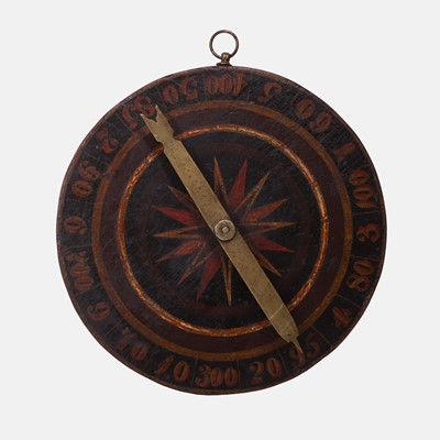 Lot 102 - A fortune-telling 'number oracle' wheel