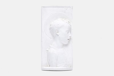 Lot 399 - A plaster panel of the Youthful St John the Baptist