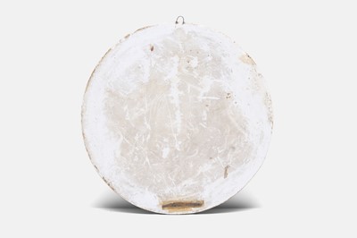 Lot 86 - A relief plaster roundel of 'Youth or Summer'
