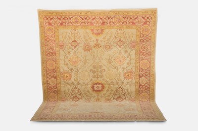 Lot 379 - An Oushak wool carpet