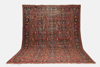Lot 222 - A Mahal wool carpet