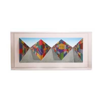 Lot 522 - Patrick Hughes (British, b.1939)