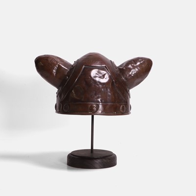 Lot 294 - A copper helmet theatre prop