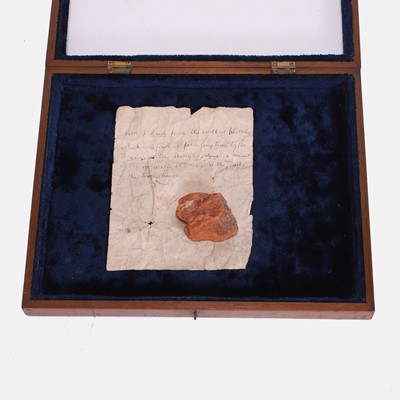 Lot 239 - Of Waterloo interest: a red brick fragment