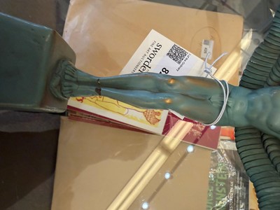 Lot 82 - An Art Deco blue patinated-bronze figure of Icarus