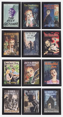 Lot 397 - Twelve book cover illustrations