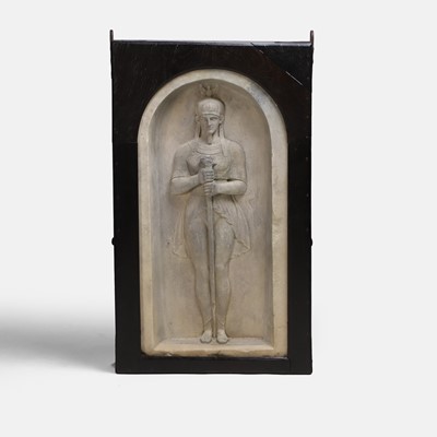 Lot 27 - An intriguing Egyptianesque marble niche carving
