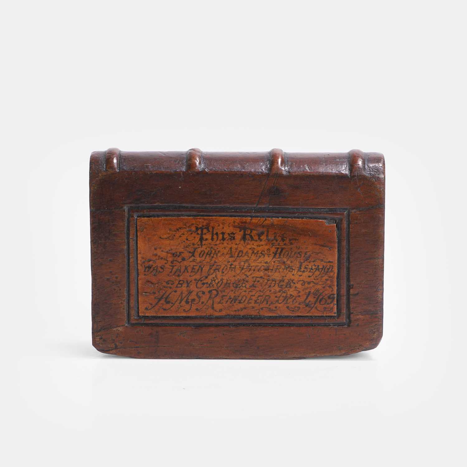 Lot 242 - Of Pitcairn Island and the Mutiny on the Bounty Interest: a treen novelty paperweight