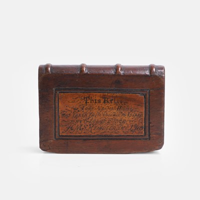 Lot 242 - Of Pitcairn Island and the Mutiny on the Bounty Interest: a treen novelty paperweight