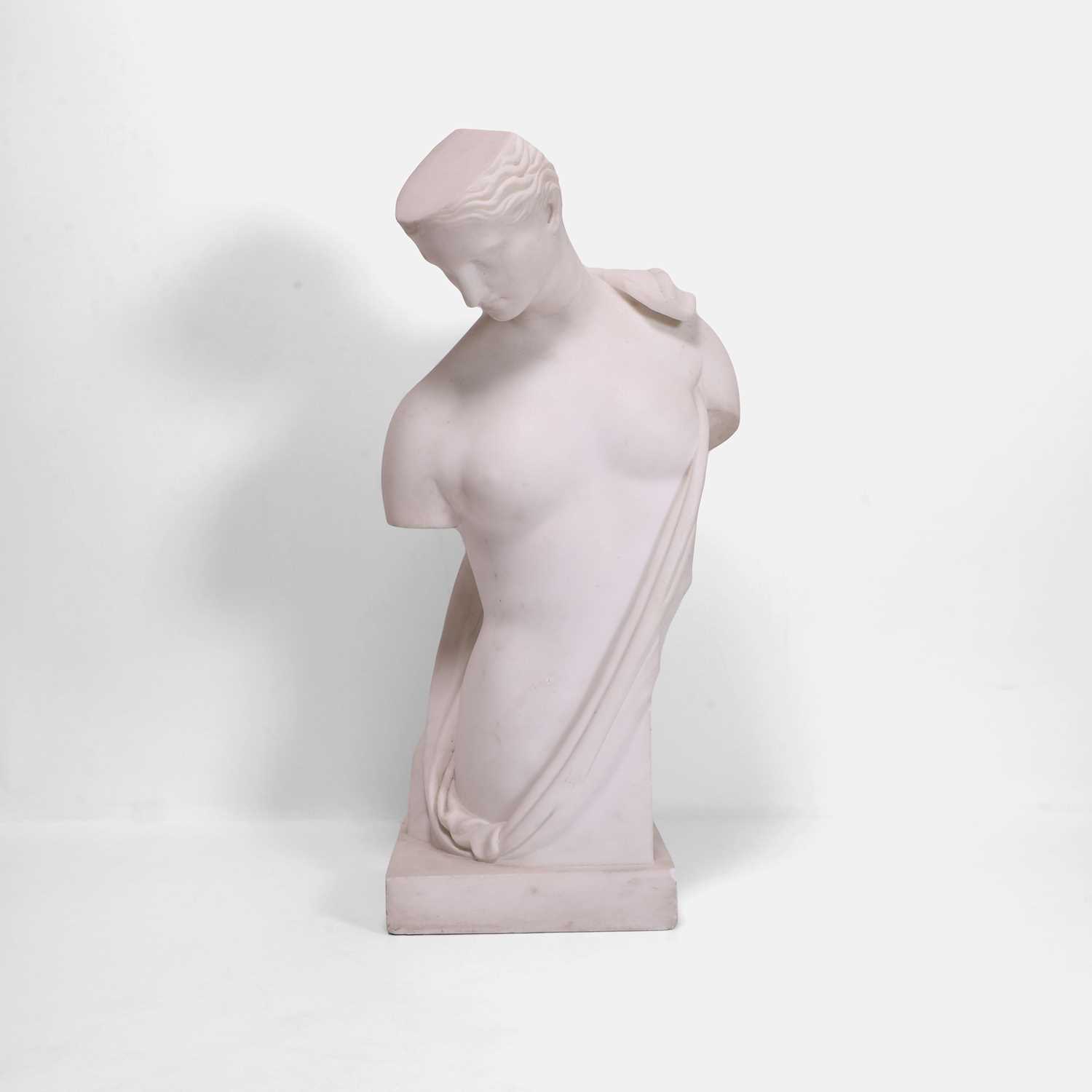Lot 360 - A Grand tour marble figure of Psyche of Capua