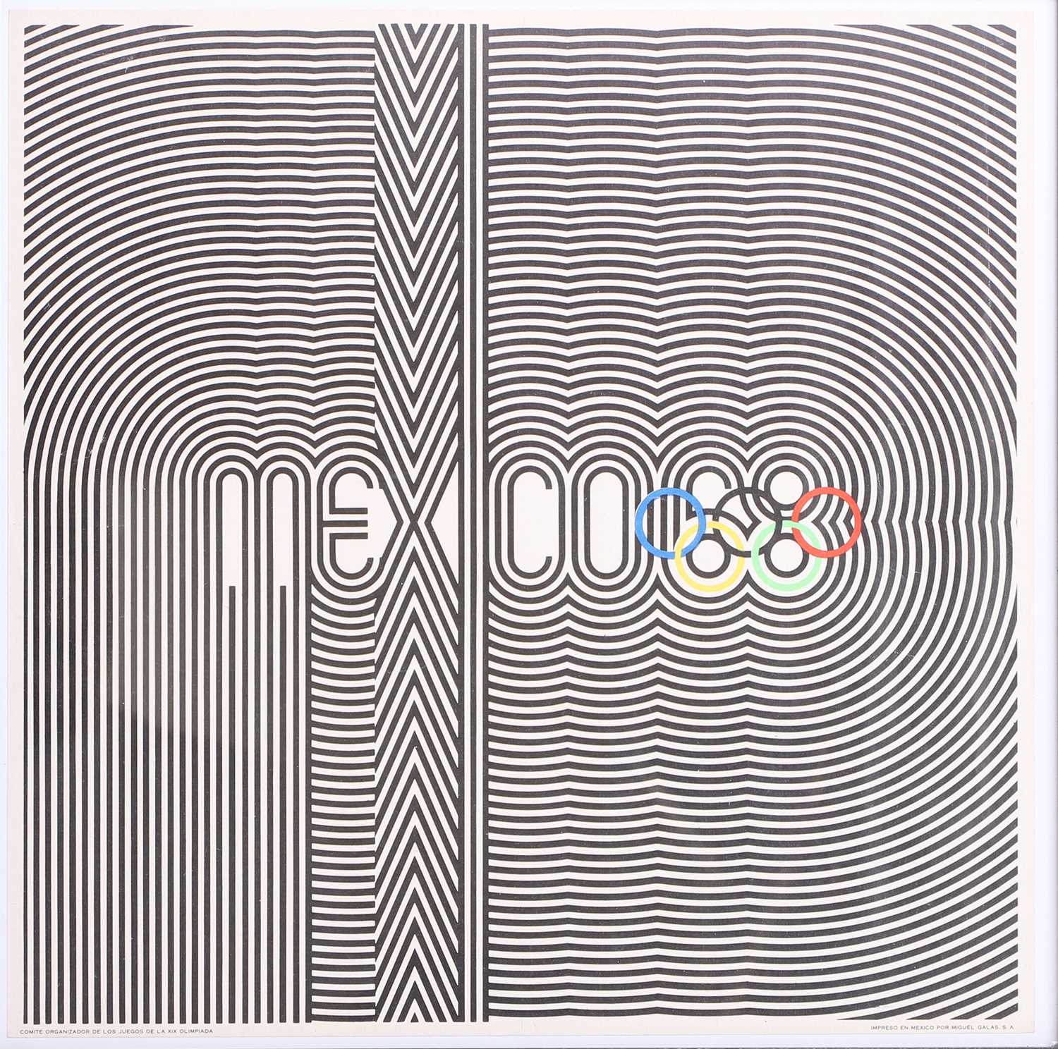 Lot 235 - A Mexico 68 Olympics poster