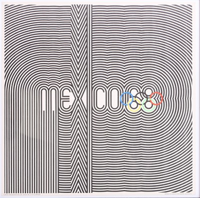Lot 235 - A Mexico 68 Olympics poster