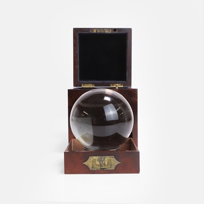 Lot 74 - A Victorian crystal ball