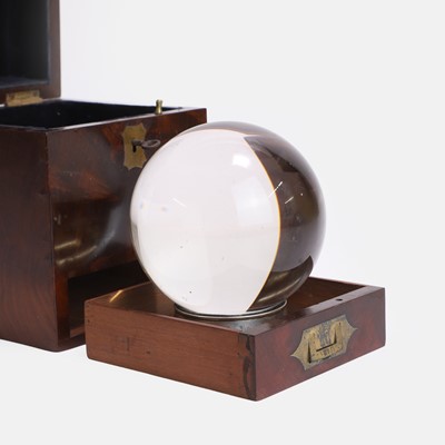 Lot 74 - A Victorian crystal ball