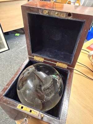 Lot 74 - A Victorian crystal ball