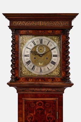 Lot 284 - A George II seaweed marquetry longcase clock by Sam Bradley, Worcester