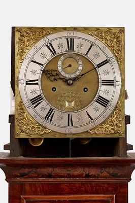 Lot 284 - A George II seaweed marquetry longcase clock by Sam Bradley, Worcester