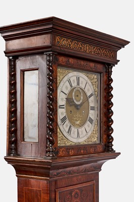 Lot 284 - A George II seaweed marquetry longcase clock by Sam Bradley, Worcester
