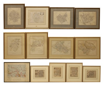 Lot 332 - Thirteen various maps