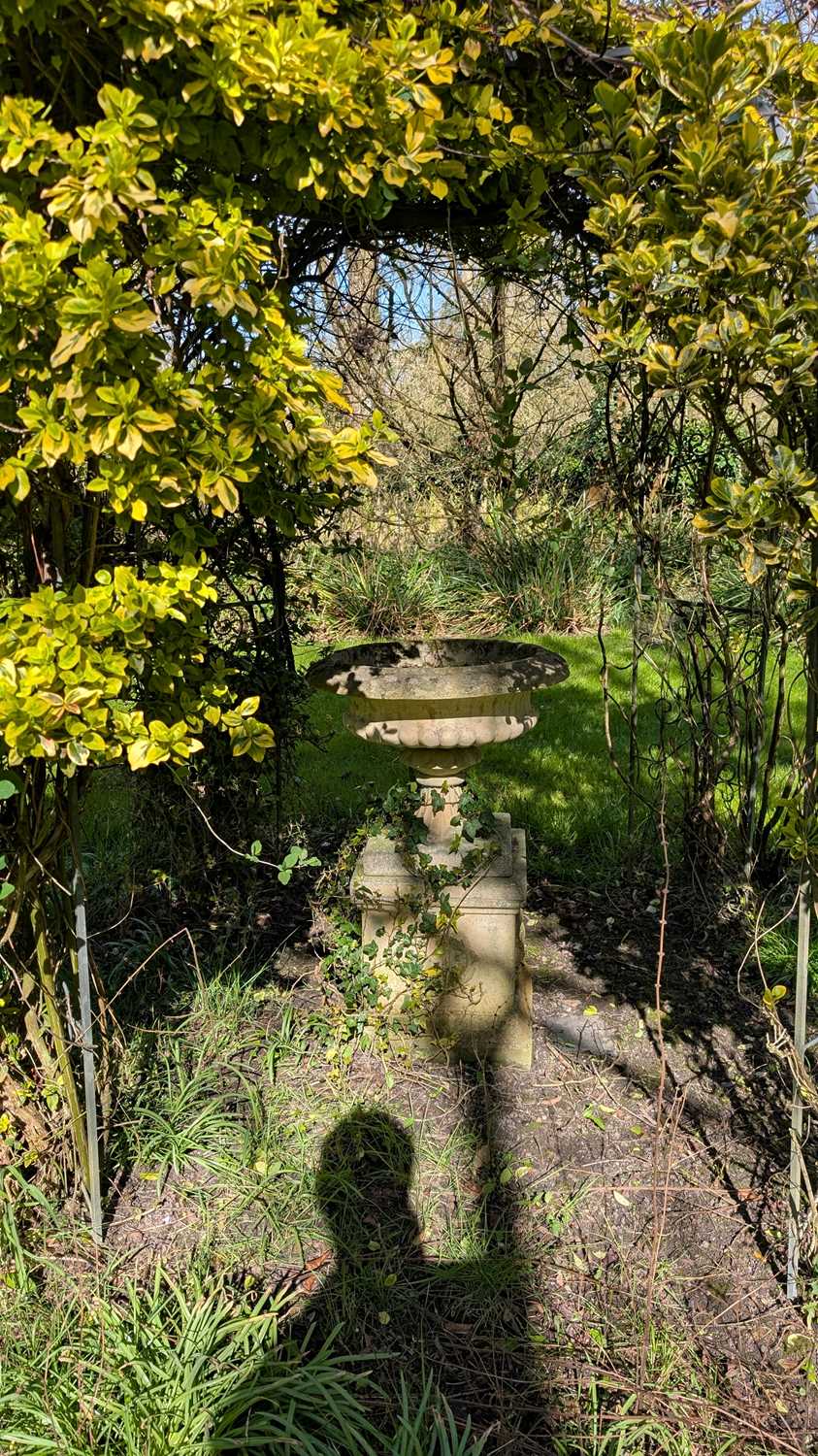 Lot 554 - A large garden planter/fountain base