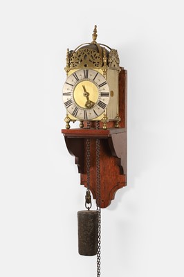 Lot 286 - A brass lantern clock by William Donning, Petworth