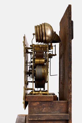 Lot A Queen Anne marquetry longcase clock by Sam Barrow, Hermatage, London