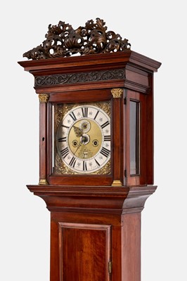 Lot 281 - A Queen Anne Anglo-Dutch walnut longcase clock by Fromanteel & Clarke