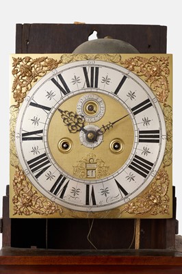 Lot 281 - A Queen Anne Anglo-Dutch walnut longcase clock by Fromanteel & Clarke