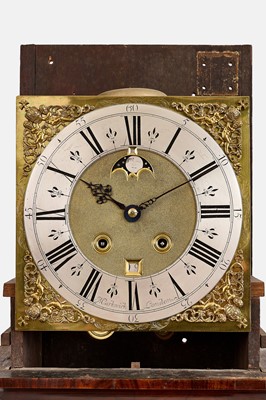 Lot 283 - A walnut month-going longcase clock by Markewick, London