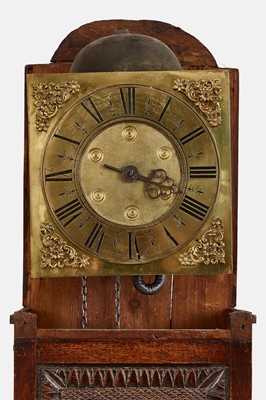 Lot 285 - An oak longcase clock by John Tribe, Thackham