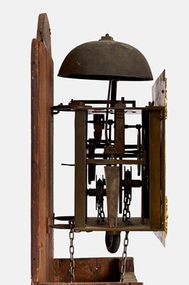 Lot 285 - An oak longcase clock by John Tribe, Thackham