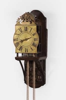 Lot 278 - A William III brass lantern clock