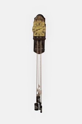 Lot 278 - A William III brass lantern clock