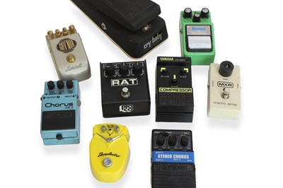 Lot 4 - A selection of guitar effects pedals