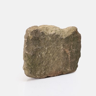 Lot 46 - A sandstone carved corbel gargoyle head