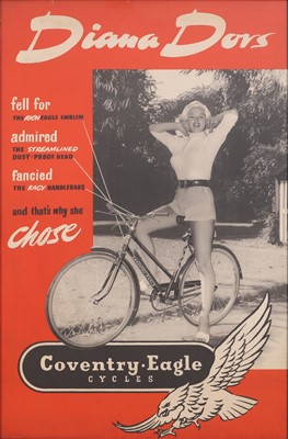 Lot 121 - A vintage Diana Dors poster