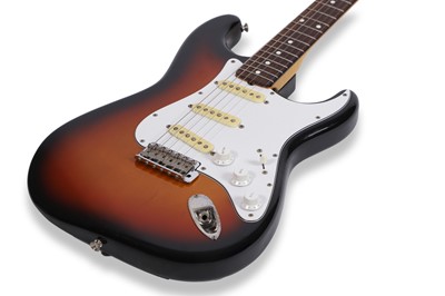 Lot 3 - A Squier Fender Stratocaster electric guitar
