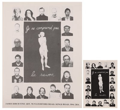 Lot 9 - A James Birch Fine Art exhibition poster and private view invitation