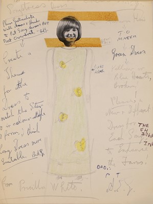 Lot 119 - A dress design for Cilla Black