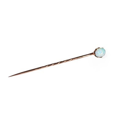 Lot 59 - An opal stick pin