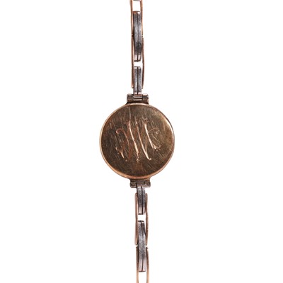 Lot 355 - A gold expanding bracelet