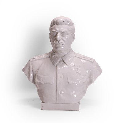 Lot 62 - A porcelain figure of Joseph Stalin